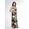 image:imageWomens Hawaiian Maxi Sweetheart Dress Signature Prints  Sweetheart Neckline Soft Rayon Fabric Signature Floral Prints Lightweight Comfort Resort Vacation WearTropical Twilight
