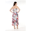 image:imageWomens Hawaiian Maxi Sweetheart Dress Signature Prints  Sweetheart Neckline Soft Rayon Fabric Signature Floral Prints Lightweight Comfort Resort Vacation WearGarden at Dawn