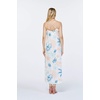 image:imageWomens Hawaiian Maxi Sweetheart Dress Signature Prints  Sweetheart Neckline Soft Rayon Fabric Signature Floral Prints Lightweight Comfort Resort Vacation WearSandy Beach Cream