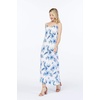 image:imageWomens Hawaiian Maxi Sweetheart Dress Signature Prints  Sweetheart Neckline Soft Rayon Fabric Signature Floral Prints Lightweight Comfort Resort Vacation WearDay Dream Bloom