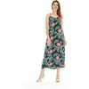 image:imageWomens Hawaiian Maxi Sweetheart Dress Signature Prints  Sweetheart Neckline Soft Rayon Fabric Signature Floral Prints Lightweight Comfort Resort Vacation WearBlooming Lily