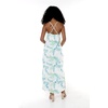 image:imageWomens Hawaiian Maxi Sweetheart Dress Signature Prints  Sweetheart Neckline Soft Rayon Fabric Signature Floral Prints Lightweight Comfort Resort Vacation WearOrchid Breeze White