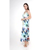 image:imageWomens Hawaiian Maxi Sweetheart Dress Signature Prints  Sweetheart Neckline Soft Rayon Fabric Signature Floral Prints Lightweight Comfort Resort Vacation WearLost in Paradise