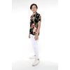 image:imageFamily Matching Hawaiian Clothes Black Rafelsia  Lightweight 100 rayon  Family matching outfits  Beach vacations  Luaus  Cruises  Family photosBoy Short Sleeve