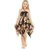 image:imageFamily Matching Hawaiian Clothes Black Rafelsia  Lightweight 100 rayon  Family matching outfits  Beach vacations  Luaus  Cruises  Family photosGirl Fairy