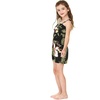 image:imageFamily Matching Hawaiian Clothes Black Rafelsia  Lightweight 100 rayon  Family matching outfits  Beach vacations  Luaus  Cruises  Family photosGirl Romper