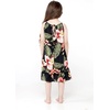 image:imageFamily Matching Hawaiian Clothes Black Rafelsia  Lightweight 100 rayon  Family matching outfits  Beach vacations  Luaus  Cruises  Family photosGirl Shift