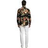 image:imageFamily Matching Hawaiian Clothes Black Rafelsia  Lightweight 100 rayon  Family matching outfits  Beach vacations  Luaus  Cruises  Family photosMen Long Sleeve