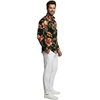 image:imageFamily Matching Hawaiian Clothes Black Rafelsia  Lightweight 100 rayon  Family matching outfits  Beach vacations  Luaus  Cruises  Family photosMen Long Sleeve