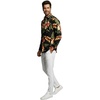 image:imageFamily Matching Hawaiian Clothes Black Rafelsia  Lightweight 100 rayon  Family matching outfits  Beach vacations  Luaus  Cruises  Family photosMen Long Sleeve