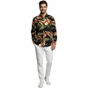 image:imageFamily Matching Hawaiian Clothes Black Rafelsia  Lightweight 100 rayon  Family matching outfits  Beach vacations  Luaus  Cruises  Family photosMen Long Sleeve