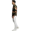 image:imageFamily Matching Hawaiian Clothes Black Rafelsia  Lightweight 100 rayon  Family matching outfits  Beach vacations  Luaus  Cruises  Family photosMen Long Sleeve