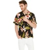 image:imageFamily Matching Hawaiian Clothes Black Rafelsia  Lightweight 100 rayon  Family matching outfits  Beach vacations  Luaus  Cruises  Family photosMen Short Sleeve