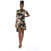 image:imageFamily Matching Hawaiian Clothes Black Rafelsia  Lightweight 100 rayon  Family matching outfits  Beach vacations  Luaus  Cruises  Family photosWomen 34 Sleeve