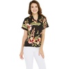 image:imageFamily Matching Hawaiian Clothes Black Rafelsia  Lightweight 100 rayon  Family matching outfits  Beach vacations  Luaus  Cruises  Family photosWomen Lady Aloha Shirt
