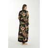 image:imageFamily Matching Hawaiian Clothes Black Rafelsia  Lightweight 100 rayon  Family matching outfits  Beach vacations  Luaus  Cruises  Family photosWomen Maxi Kimono Cardigan