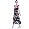 image:imageFamily Matching Hawaiian Clothes Black Rafelsia  Lightweight 100 rayon  Family matching outfits  Beach vacations  Luaus  Cruises  Family photosWomen Maxi Tank