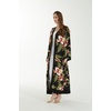 image:imageFamily Matching Hawaiian Clothes Black Rafelsia  Lightweight 100 rayon  Family matching outfits  Beach vacations  Luaus  Cruises  Family photosWomen Maxi Kimono Cardigan