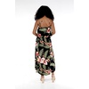 image:imageFamily Matching Hawaiian Clothes Black Rafelsia  Lightweight 100 rayon  Family matching outfits  Beach vacations  Luaus  Cruises  Family photosWomen Maxi Ruffle