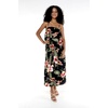 image:imageFamily Matching Hawaiian Clothes Black Rafelsia  Lightweight 100 rayon  Family matching outfits  Beach vacations  Luaus  Cruises  Family photosWomen Maxi Ruffle
