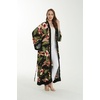 image:imageFamily Matching Hawaiian Clothes Black Rafelsia  Lightweight 100 rayon  Family matching outfits  Beach vacations  Luaus  Cruises  Family photosWomen Maxi Kimono Cardigan