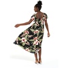 image:imageFamily Matching Hawaiian Clothes Black Rafelsia  Lightweight 100 rayon  Family matching outfits  Beach vacations  Luaus  Cruises  Family photosWomen Maxi Rahee