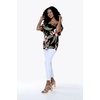 image:imageFamily Matching Hawaiian Clothes Black Rafelsia  Lightweight 100 rayon  Family matching outfits  Beach vacations  Luaus  Cruises  Family photosWomen Offshoulder Ruffle Top