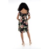 image:imageFamily Matching Hawaiian Clothes Black Rafelsia  Lightweight 100 rayon  Family matching outfits  Beach vacations  Luaus  Cruises  Family photosWomen Short Rahee