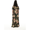 image:imageFamily Matching Hawaiian Clothes Black Rafelsia  Lightweight 100 rayon  Family matching outfits  Beach vacations  Luaus  Cruises  Family photosWomen Wide Legged Jumpsuit