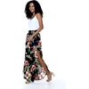 image:imageFamily Matching Hawaiian Clothes Black Rafelsia  Lightweight 100 rayon  Family matching outfits  Beach vacations  Luaus  Cruises  Family photosWomen Wide Leg Pants