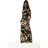 image:imageFamily Matching Hawaiian Clothes Black Rafelsia  Lightweight 100 rayon  Family matching outfits  Beach vacations  Luaus  Cruises  Family photosWomen Wide Legged Jumpsuit