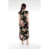 image:imageFamily Matching Hawaiian Clothes Black Rafelsia  Lightweight 100 rayon  Family matching outfits  Beach vacations  Luaus  Cruises  Family photosWomen Wrap Ruffle