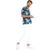 image:imageMatchable Couple Hawaiian Shirt or Jumpsuit Signature Prints Orchid Breeze  Sold Individually Matchable Couple Collection Soft Rayon Fabric Signature Tropical Prints Vacation ReadyMen Orchid Breeze Navy