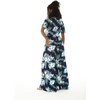 image:imageMatchable Couple Hawaiian Shirt or Jumpsuit Signature Prints Orchid Breeze  Sold Individually Matchable Couple Collection Soft Rayon Fabric Signature Tropical Prints Vacation ReadyWomen Orchid Breeze Navy