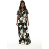 image:imageMatchable Couple Hawaiian Shirt or Jumpsuit Signature Prints Orchid Breeze  Sold Individually Matchable Couple Collection Soft Rayon Fabric Signature Tropical Prints Vacation ReadyWomen Wispy Cereus Black