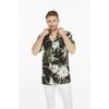 image:imageMatchable Couple Hawaiian Shirt or Jumpsuit Signature Prints Orchid Breeze  Sold Individually Matchable Couple Collection Soft Rayon Fabric Signature Tropical Prints Vacation ReadyMen Wispy Cereus Black