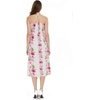 image:imageWomens Hawaiian Luau Halter Dress in Signature Prints  Sleeveless halter dress highlow hem Hawaiian floral print soft rayon machine washable luau beach cruise partyPink Hibiscus Vine
