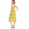 image:imageWomens Hawaiian Luau Halter Dress in Signature Prints  Sleeveless halter dress highlow hem Hawaiian floral print soft rayon machine washable luau beach cruise partyGarden Poppy Yellow