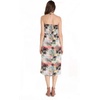 image:imageWomens Hawaiian Luau Halter Dress in Signature Prints  Sleeveless halter dress highlow hem Hawaiian floral print soft rayon machine washable luau beach cruise partyPastel Neon Sunset
