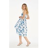 image:imageWomens Hawaiian Luau Halter Dress in Signature Prints  Sleeveless halter dress highlow hem Hawaiian floral print soft rayon machine washable luau beach cruise partyDay Dream Bloom