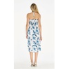 image:imageWomens Hawaiian Luau Halter Dress in Signature Prints  Sleeveless halter dress highlow hem Hawaiian floral print soft rayon machine washable luau beach cruise partyDay Dream Bloom