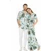 image:imageMatchable Couple Hawaiian Shirt or Jumpsuit Signature Prints Orchid Breeze  Sold Individually Matchable Couple Collection Soft Rayon Fabric Signature Tropical Prints Vacation ReadyWomen Wispy Cereus Light Blue