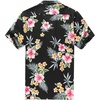 image:imageCouple Matching Hawaiian Luau Outfit Aloha Shirt and Tank Top in Hibiscus in 3 ColorsHibiscus Black