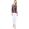 image:imageCouple Matching Hawaiian Luau Outfit Aloha Shirt and Tank Top in Hibiscus in 3 ColorsPink Black Hibiscus Vine
