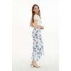 image:imageMatchable Couple Hawaiian Luau Shirt Smock Top Ruffle Wrap Skirt in Day Dream BloomWomen Day Dream Bloom Skirt