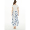 image:imageMatchable Couple Hawaiian Luau Shirt Smock Top Ruffle Wrap Skirt in Day Dream BloomWomen Day Dream Bloom Skirt