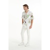 image:imageMatchable Couple Hawaiian Shirt or Dress Signature Prints Pineapple  Sold Individually Matchable Couple Collection Soft Comfortable Fabric Signature Tropical Prints Vacation ReadyMen Pineapple Garden White