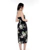 image:imageMatchable Couple Hawaiian Shirt or Dress Signature Prints Pineapple  Sold Individually Matchable Couple Collection Soft Comfortable Fabric Signature Tropical Prints Vacation ReadyWomen Pineapple Garden Black