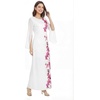 image:imageMatchable Couple Hawaiian Shirt or Maxi Spandex Dress Signature Prints  Sold Individually Spandex Stretchy Lightweight Breathable Fabric Signature Tropical Prints Vacation ReadyWomen Watercolor Orchid White Pink