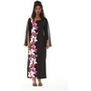 image:imageMatchable Couple Hawaiian Shirt or Maxi Spandex Dress Signature Prints  Sold Individually Spandex Stretchy Lightweight Breathable Fabric Signature Tropical Prints Vacation ReadyWomen Watercolor Orchid Black Pink
